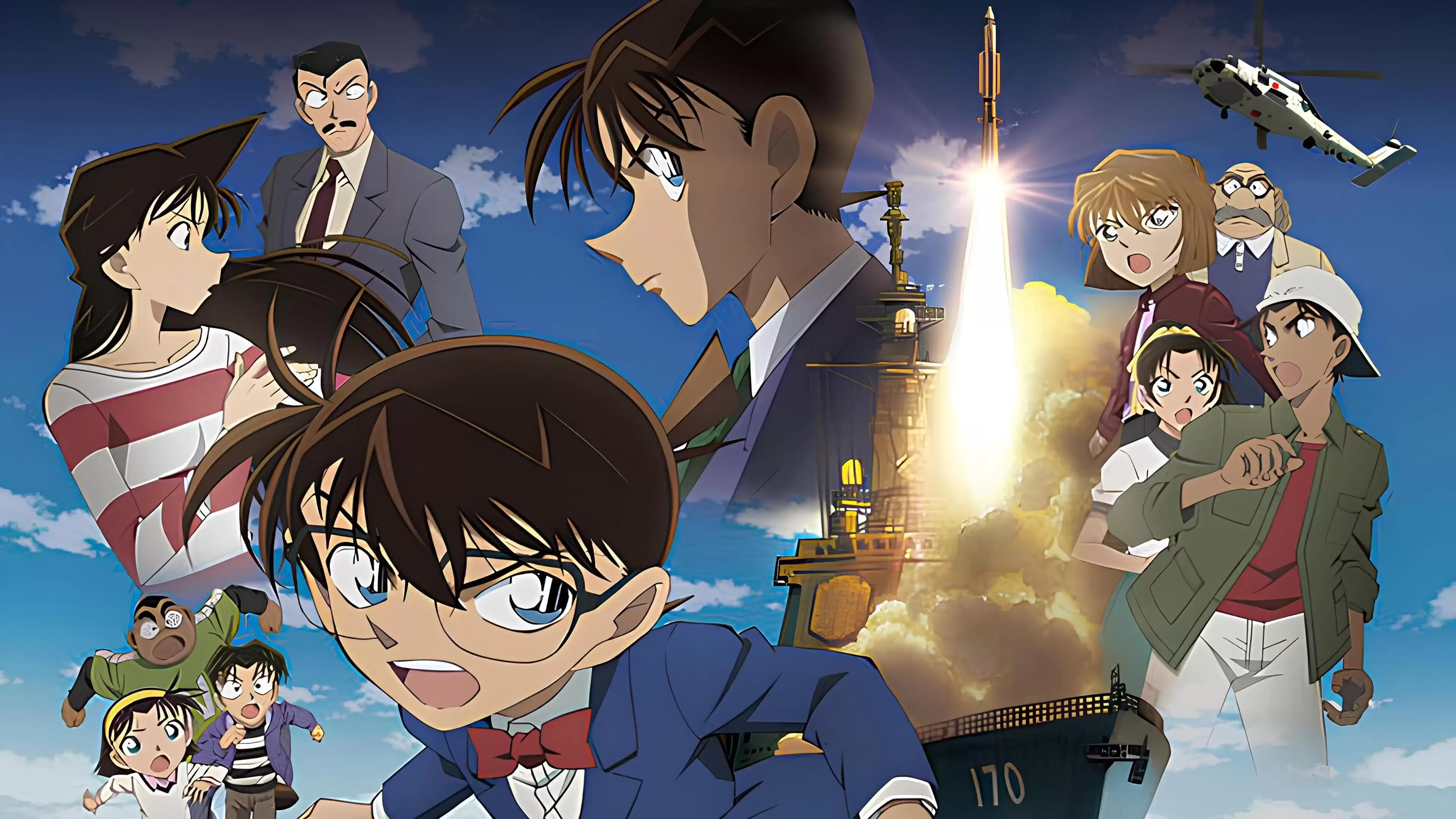 Phim Thám Tử Lừng Danh Conan 17: Con Mắt Bí Ẩn Ngoài Biển Xa - Detective Conan: Private Eye in the Distant Sea (2013)